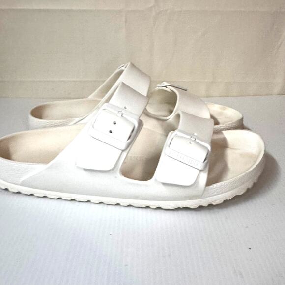 BIRKENSTOCK Arizona EVA Sandals White EU Size 40 Pool Beach Waterproof Vacation - Picture 2 of 8